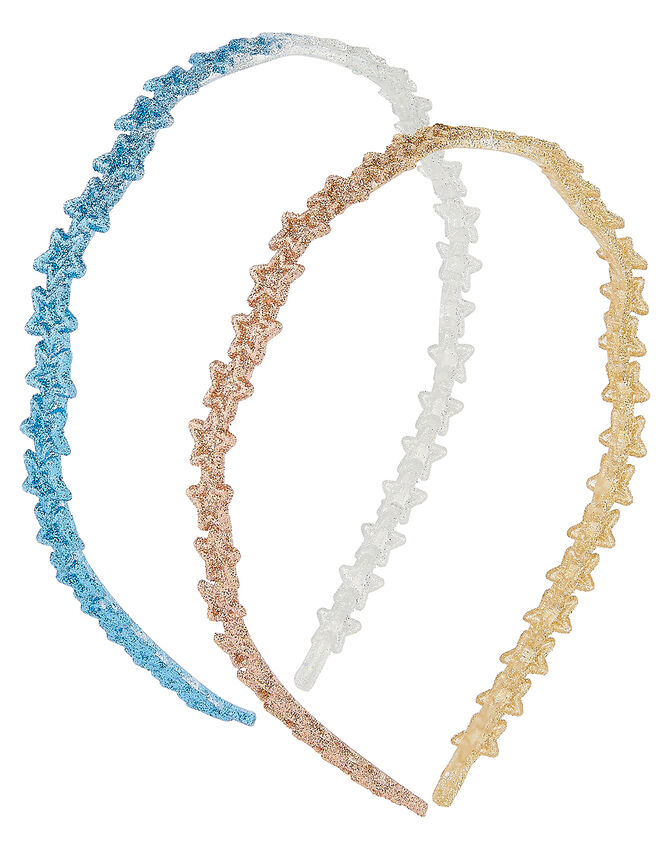 Glitter Star Headband Set, , large