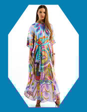 Wild Jeanna Print Maxi Kaftan Dress, , large