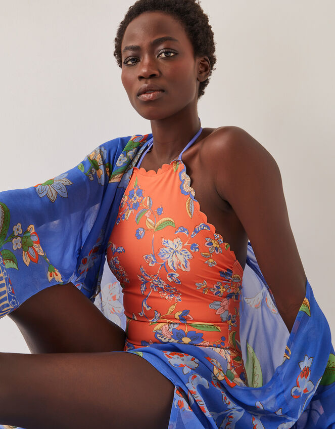 Kaia Floral Print Cover Up, , large