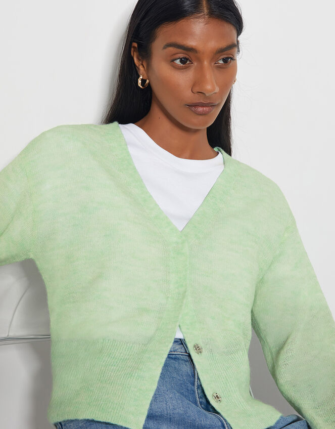 Mia Lightweight Cardigan, Green (MINT), large