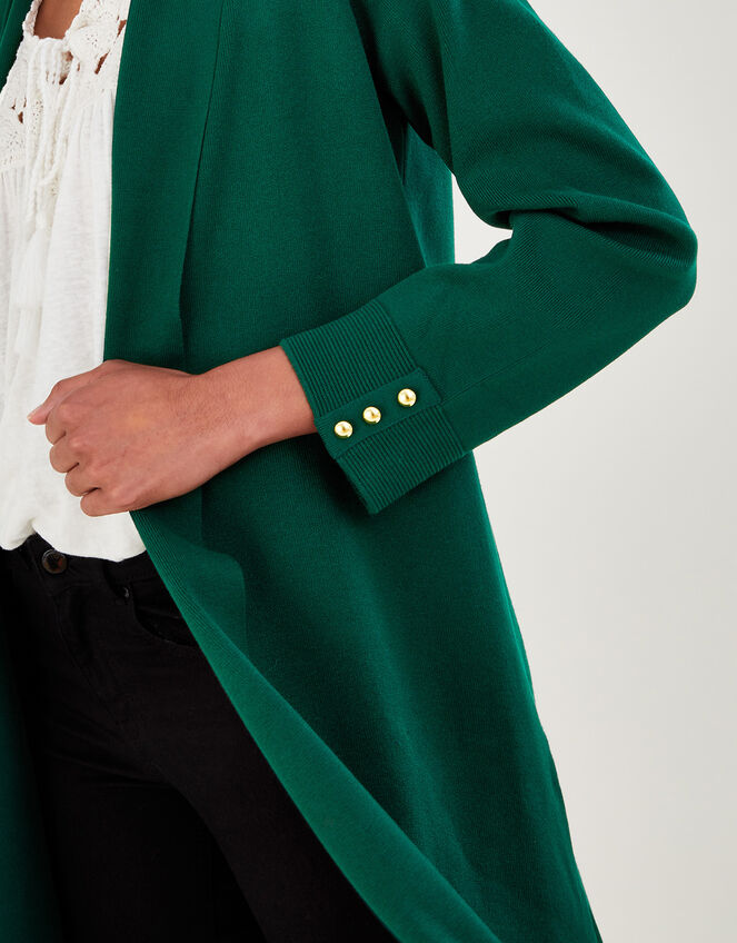 Shawl Coatigan with LENZING™ ECOVERO™ , Green (DARK GREEN), large