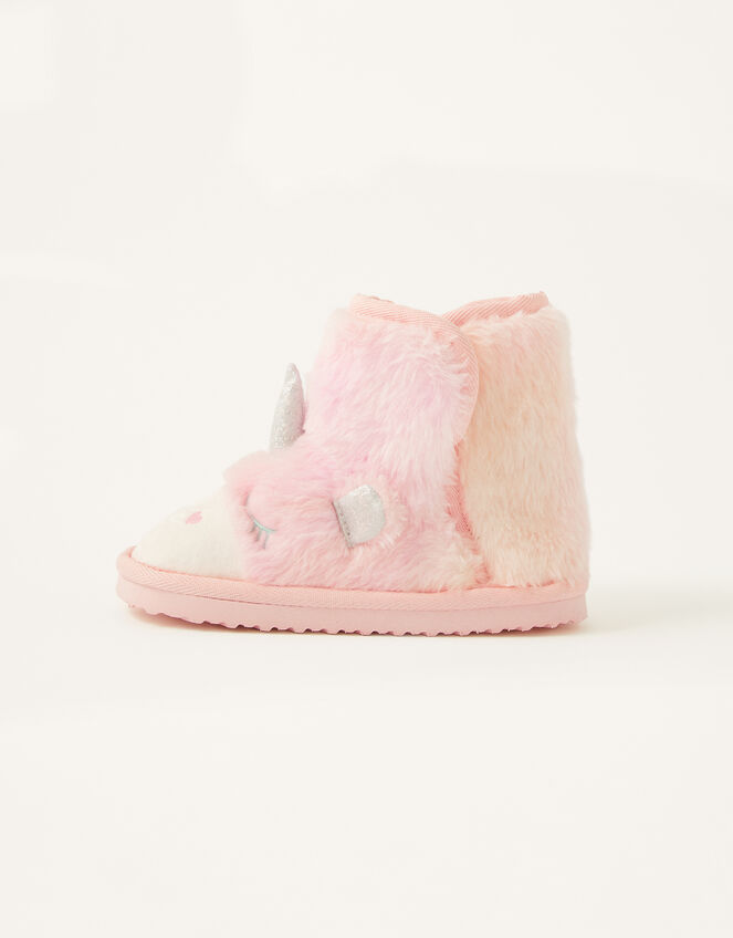 Ombre Unicorn Slipper Boots , Pink (PINK), large