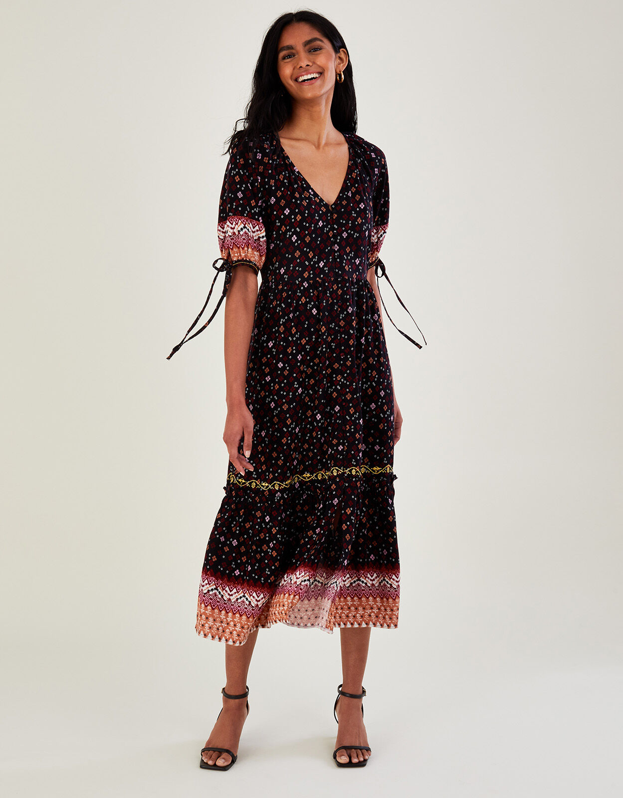 Button through midi dress uk shop