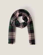 Sarah Check Scarf, Pink (PINK), large