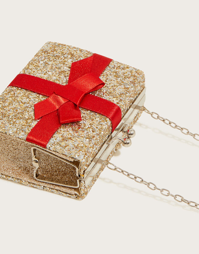 Glitzy Present Frame Bag, , large