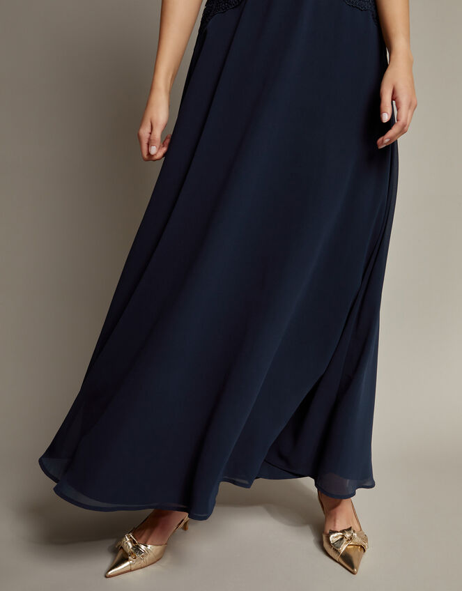 Monica Lace Maxi Dress, Blue (NAVY), large