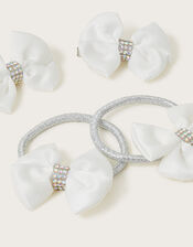 Sparkle Bow Hair Set, , large