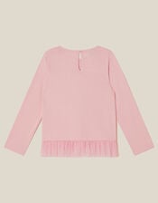 Sequin Ice Skates Top, Pink (PINK), large