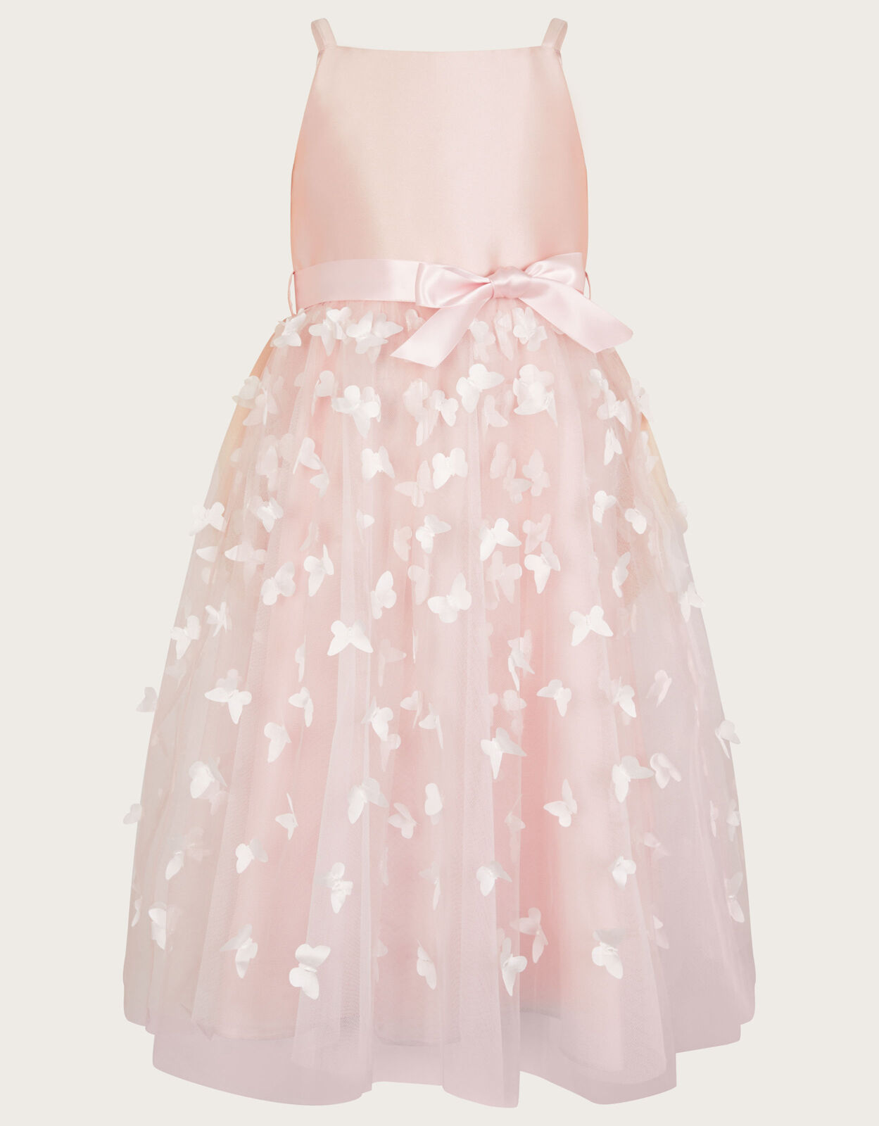 Ellen Butterfly Tulle Maxi Dress Pink