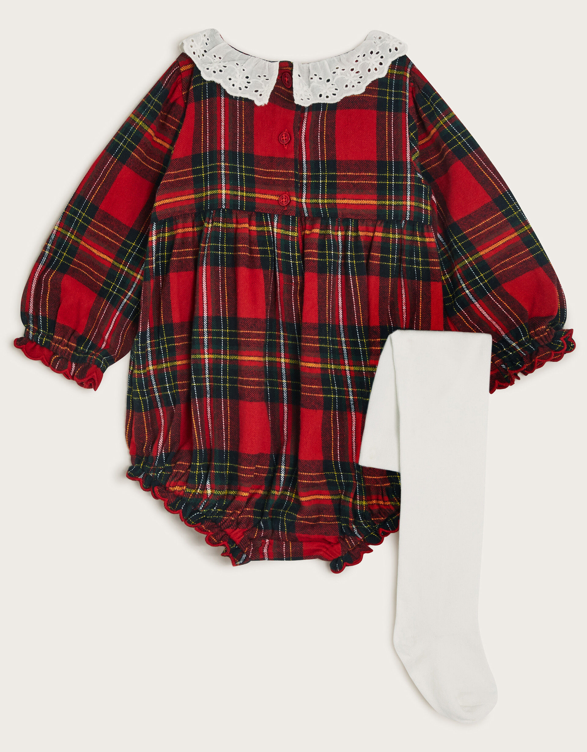 Tartan baby romper cheap