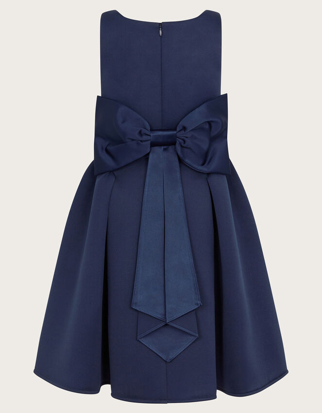 Molly Scuba Bridesmaid Dress, Blue (NAVY), large