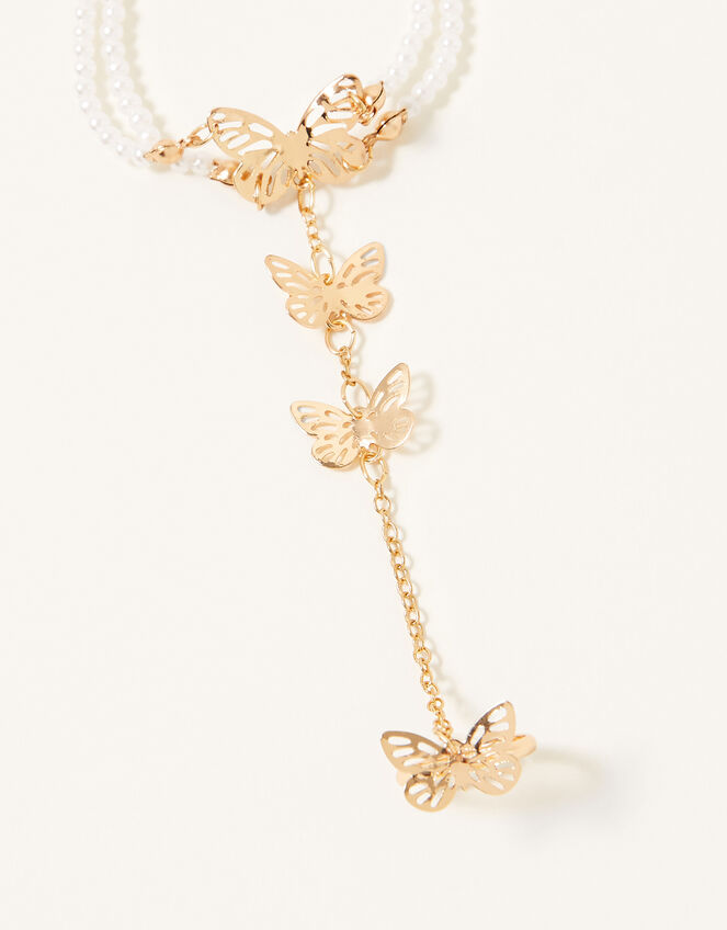 Flutter Butterfly Linked Ring and Bracelet, , large