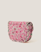 Floral Quilted Cross Body Bag, , large