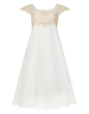 Estella Sparkle Occasion Dress, Gold (GOLD), large