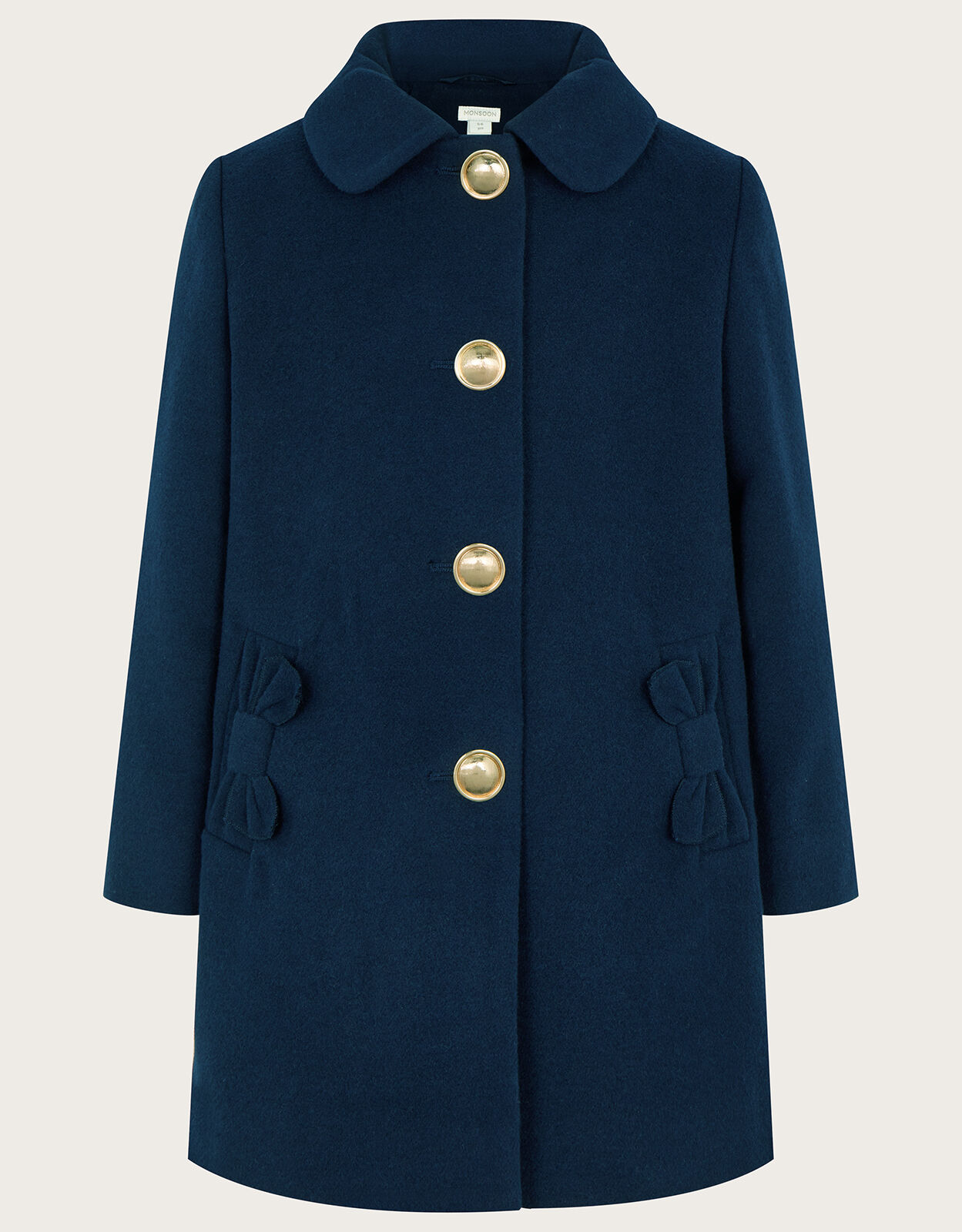 Blue deals swing coat