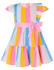 Baby Candy Stripe Dress, Pink (PALE PINK), large