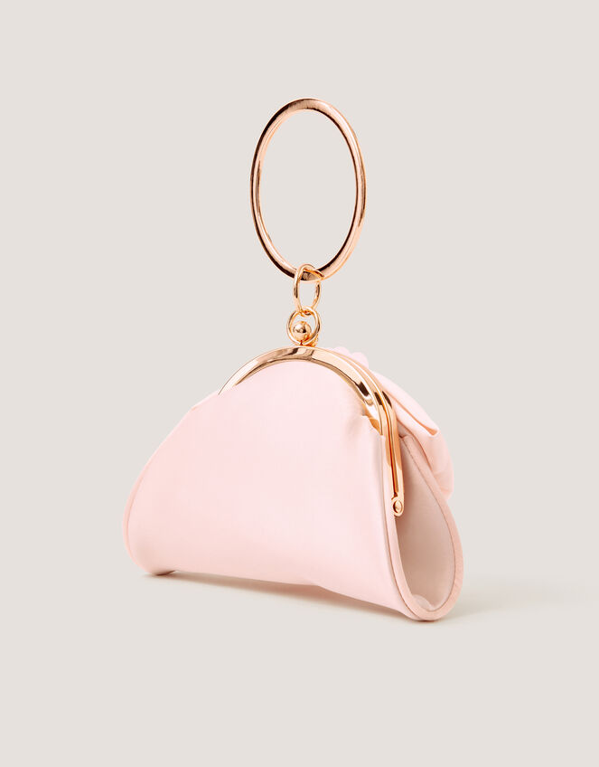 Sequin Bow Bangle Bag, , large