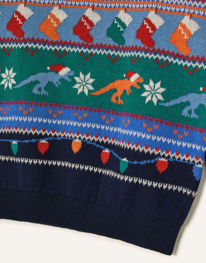Christmas Dinosaur Jumper, Multi (MULTI), large