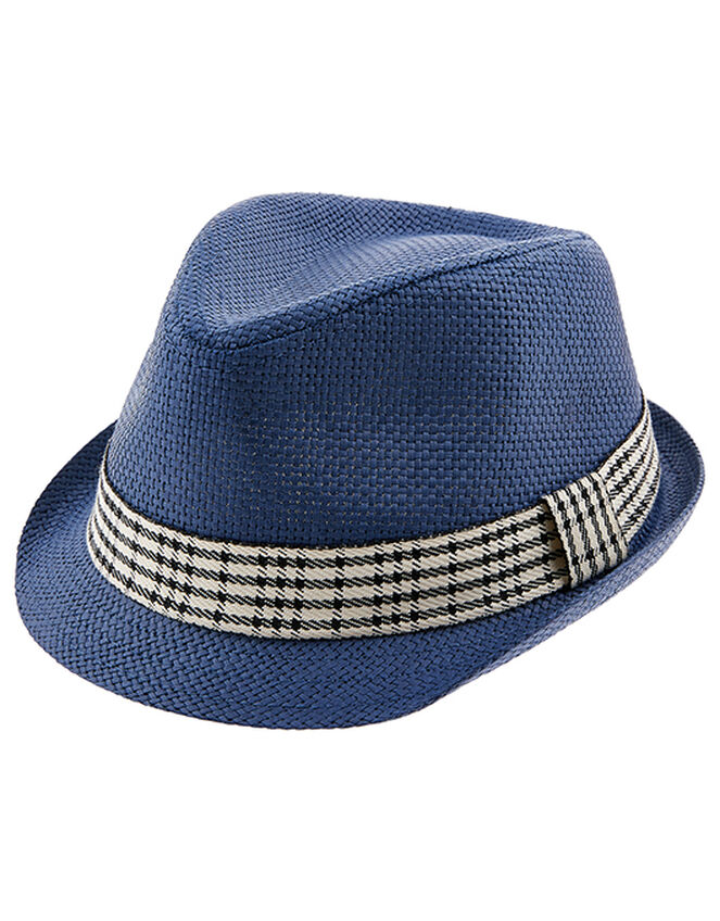 Billie Trilby Hat, Blue (BLUE), large