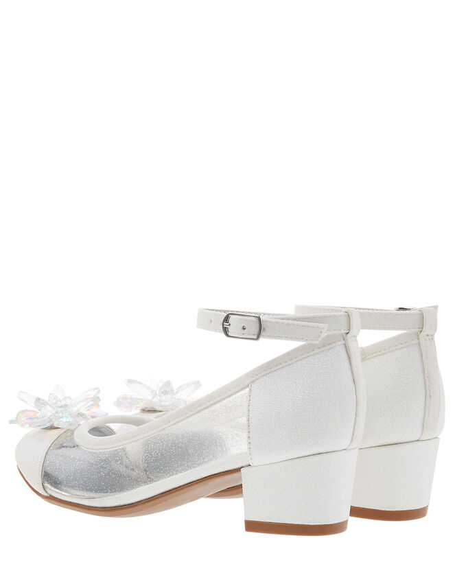 Sparkle Crystal Princess Shoes, Ivory (IVORY), large