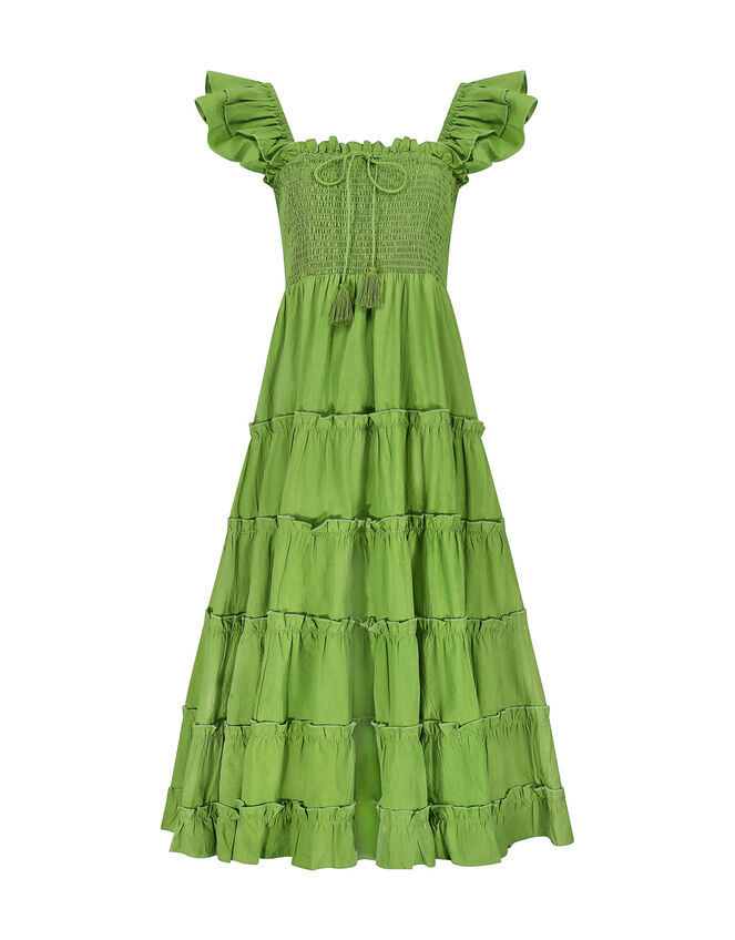 East Tiered Maxi Dress Green