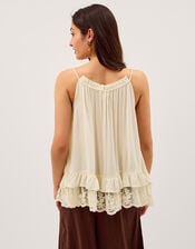 Tessa Lace Swing Top, Ivory (IVORY), large