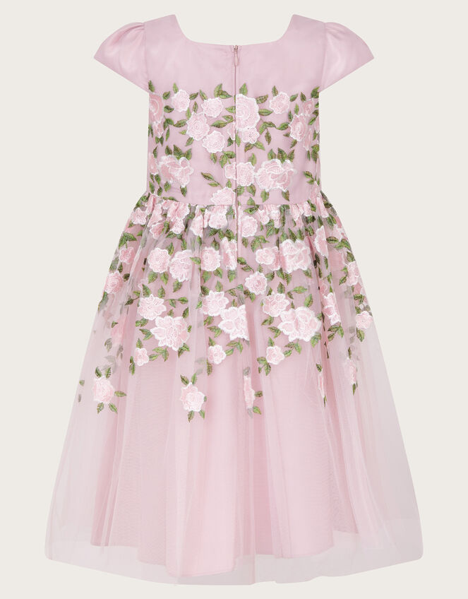 Cassie Rose Embroidered Dress, Pink (PINK), large