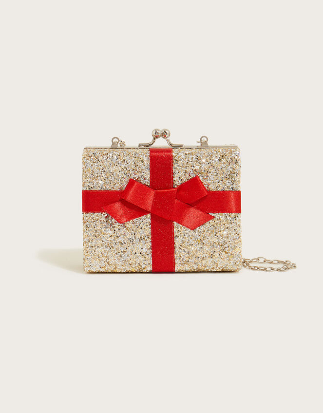 Glitzy Present Frame Bag, , large