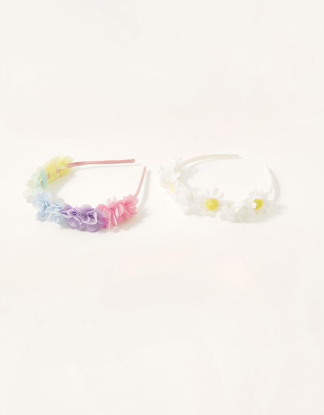 Rainbow Daisy Headband Twinset, , large