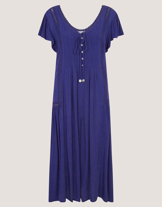 Eva Lace Culotte Jumpsuit, Blue (BLUE), large