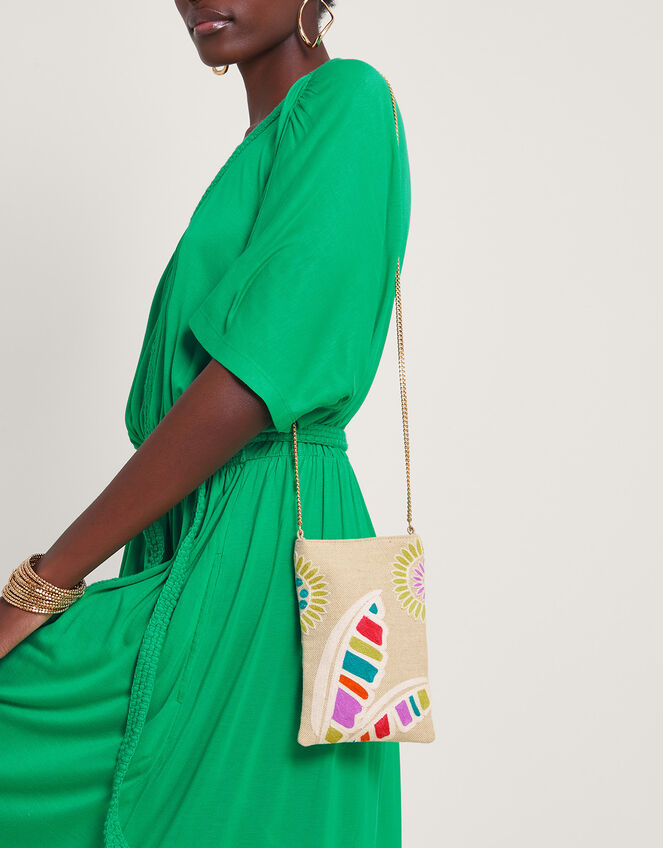 Embroidered Phone Bag, , large