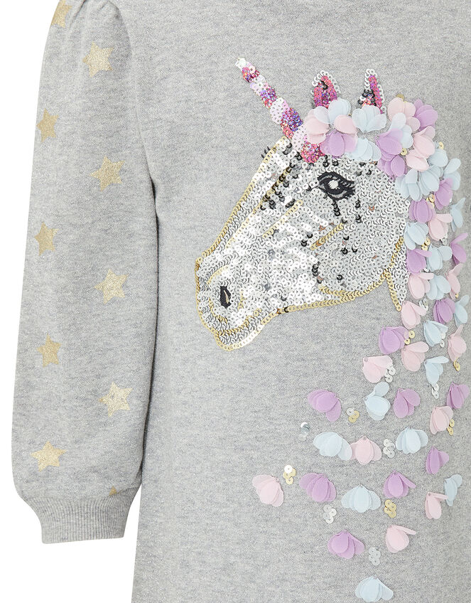 Sequin Unicorn Tunic, Grey (GREY), large