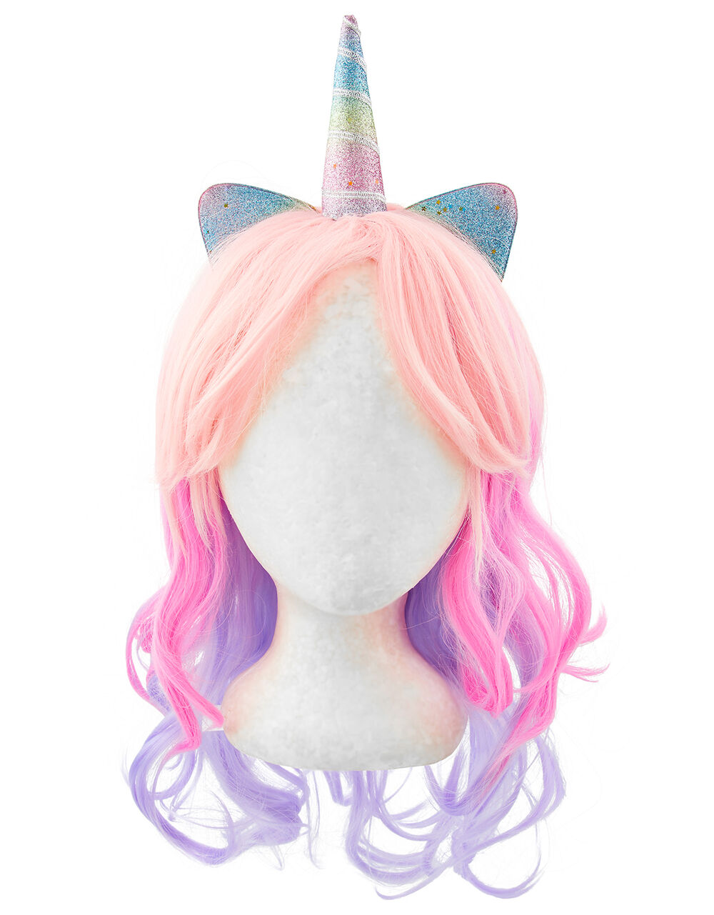 Rainbow Unicorn Wig Dress up Monsoon UK.