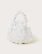 Flower Pouch Bag and Bow Hair Clip Set, , large