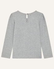 Flamingo Jersey Top, Grey (GREY), large