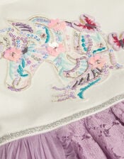 Unicorn Lace Disco Dress, Purple (LILAC), large