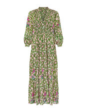 East Floral Print Maxi Dress, Green (GREEN), large