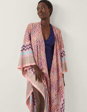 Catia Chevron Beach Cover Up, , large