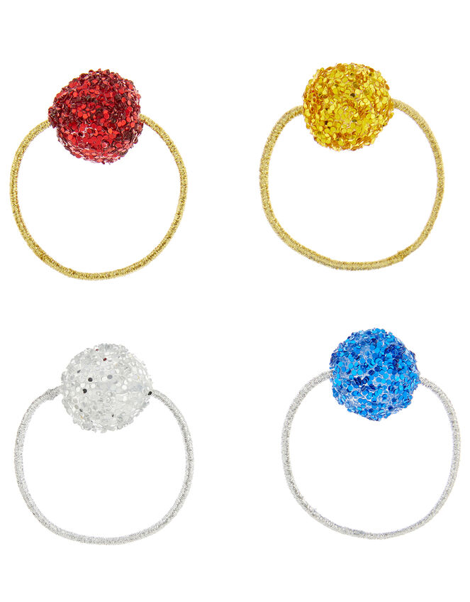 Glitter Bauble Hair Band Set, , large