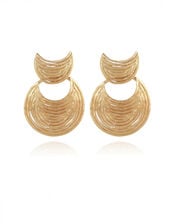East Luna Wave Mini O Earrings, , large