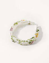 Boutique Meadow Embroidered Headband, , large
