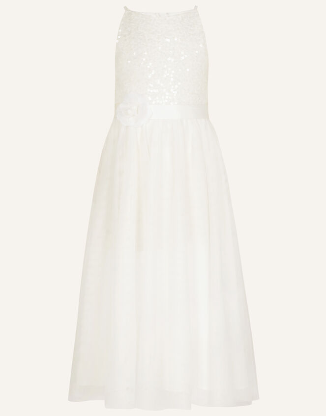 Truth Sequin Maxi Dress, Ivory (IVORY), large