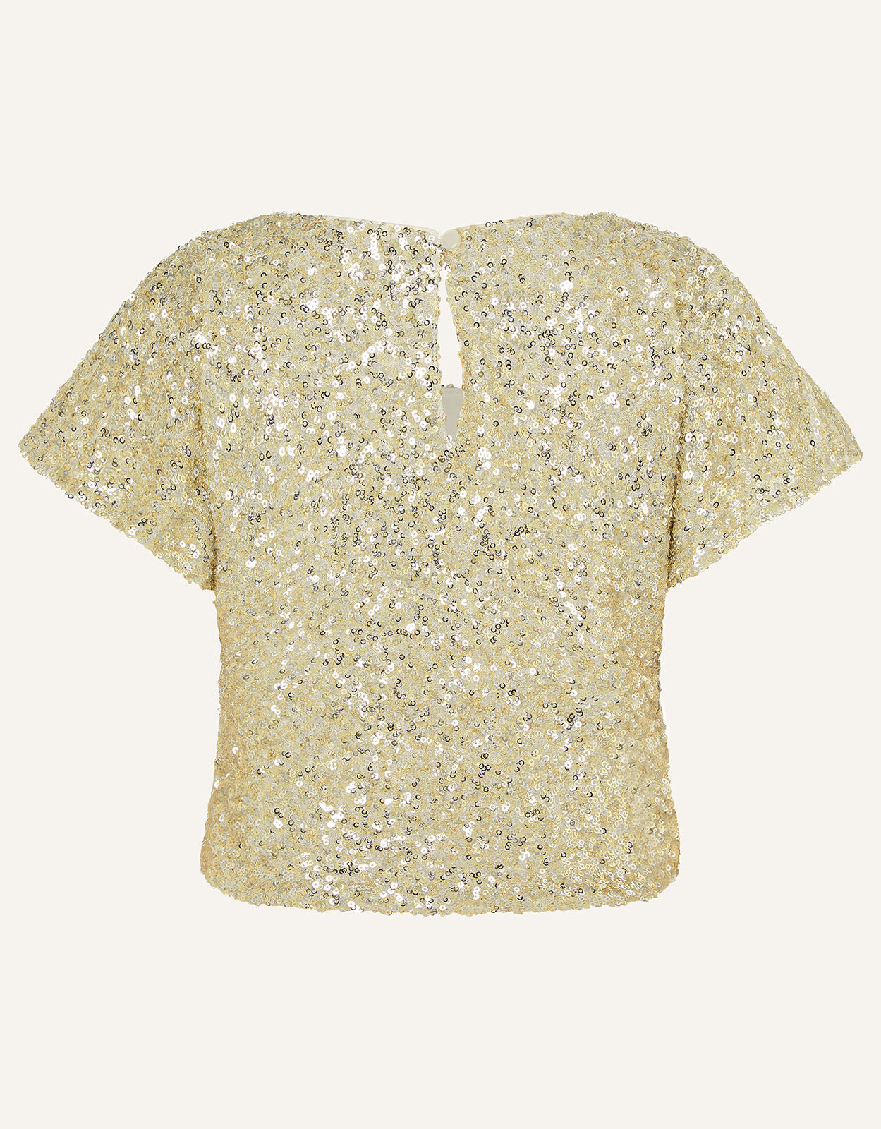 Ladies gold sparkly tops clearance