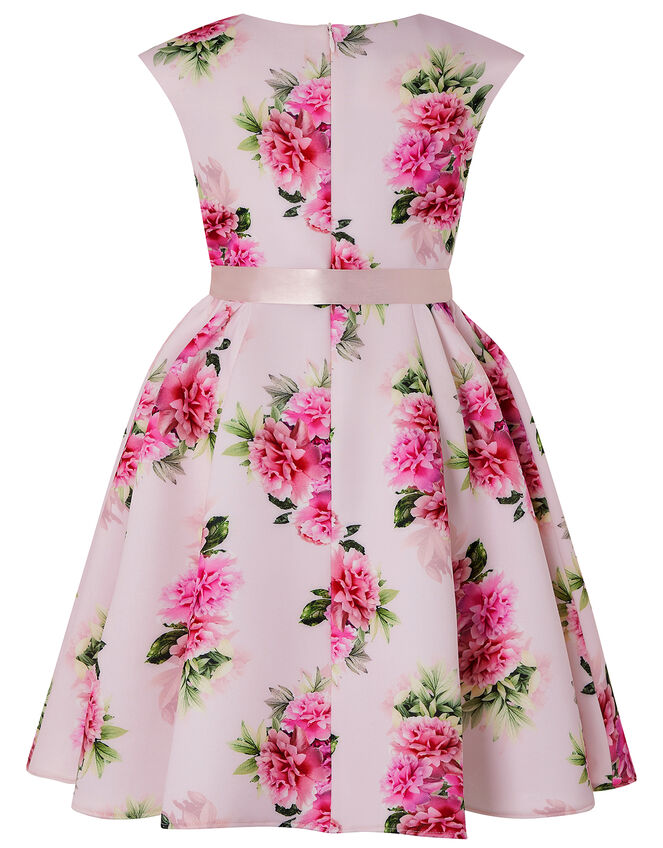Deena Floral Scuba Dress, , large