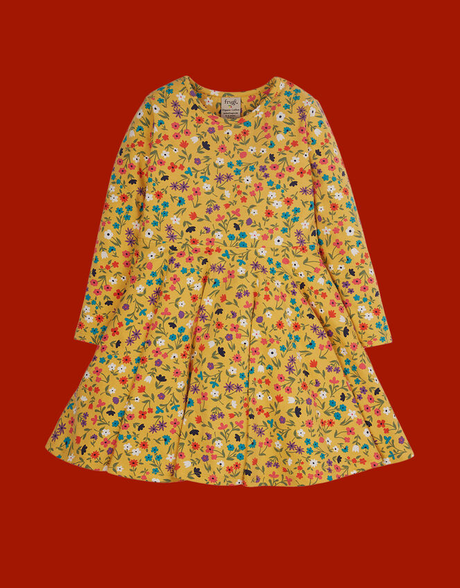Frugi Sofia Skater Dress Yellow