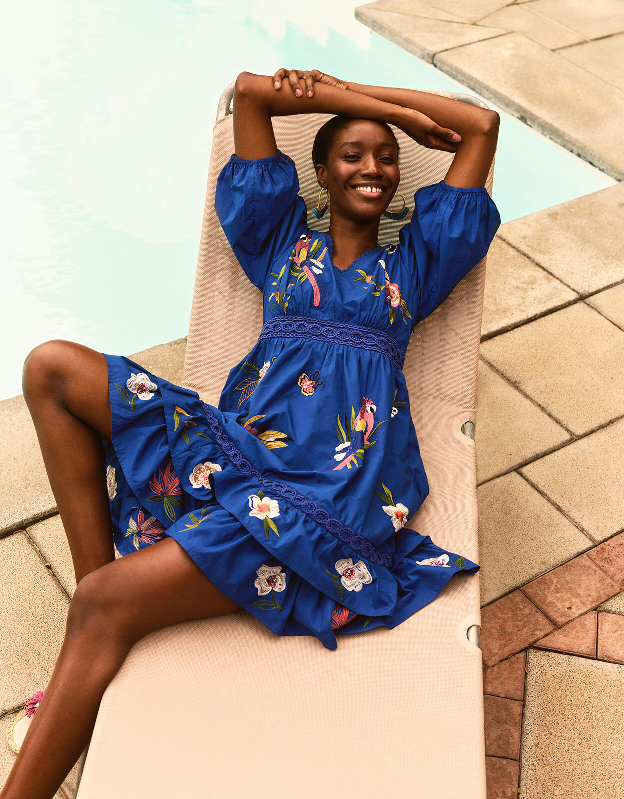 Monsoon cobalt blue dress discount