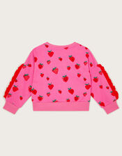 Sally Strawberry Sweatshirt, Pink (PINK), large