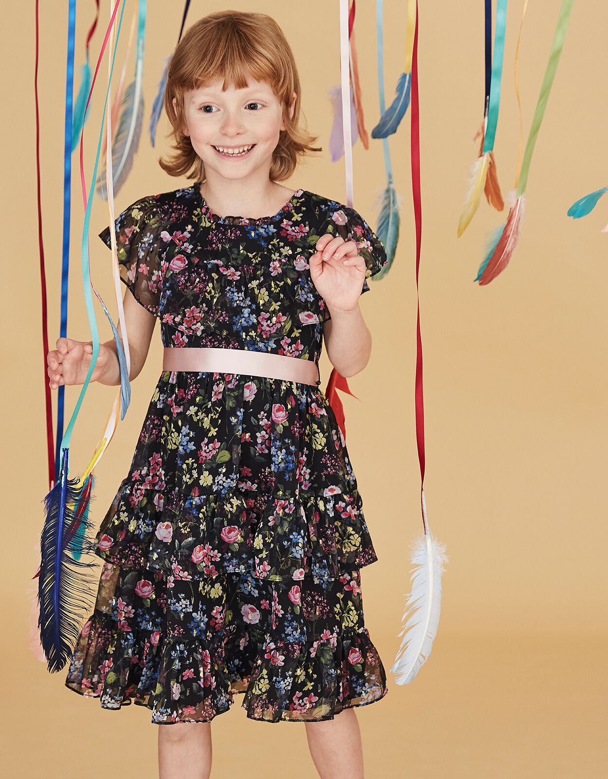 Little girl clearance chiffon dresses
