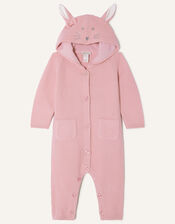Newborn Knitted All-in-One, Pink (PINK), large