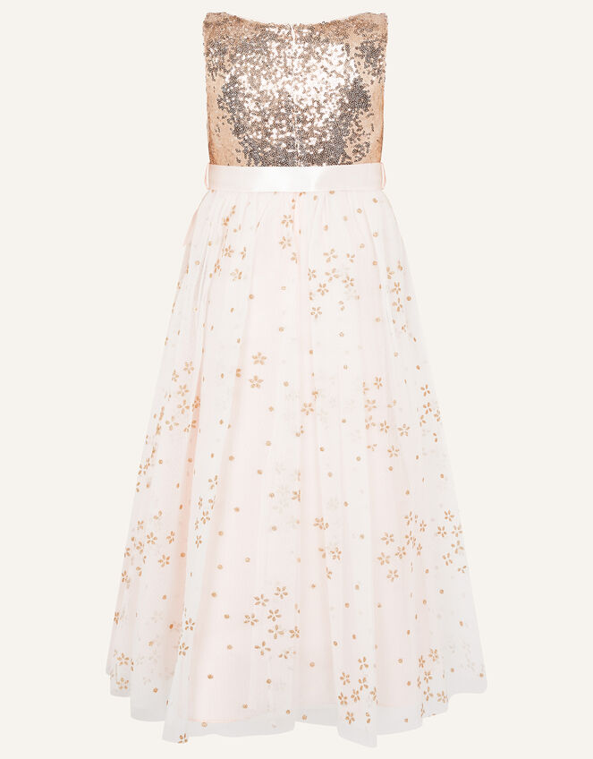 Daisy Sequin Maxi Dress, Pink (PINK), large